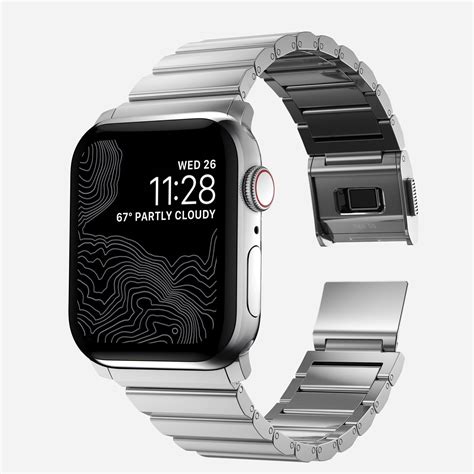 apple watch stainless steel band|apple watch series 5 bands 44mm stainless steel.